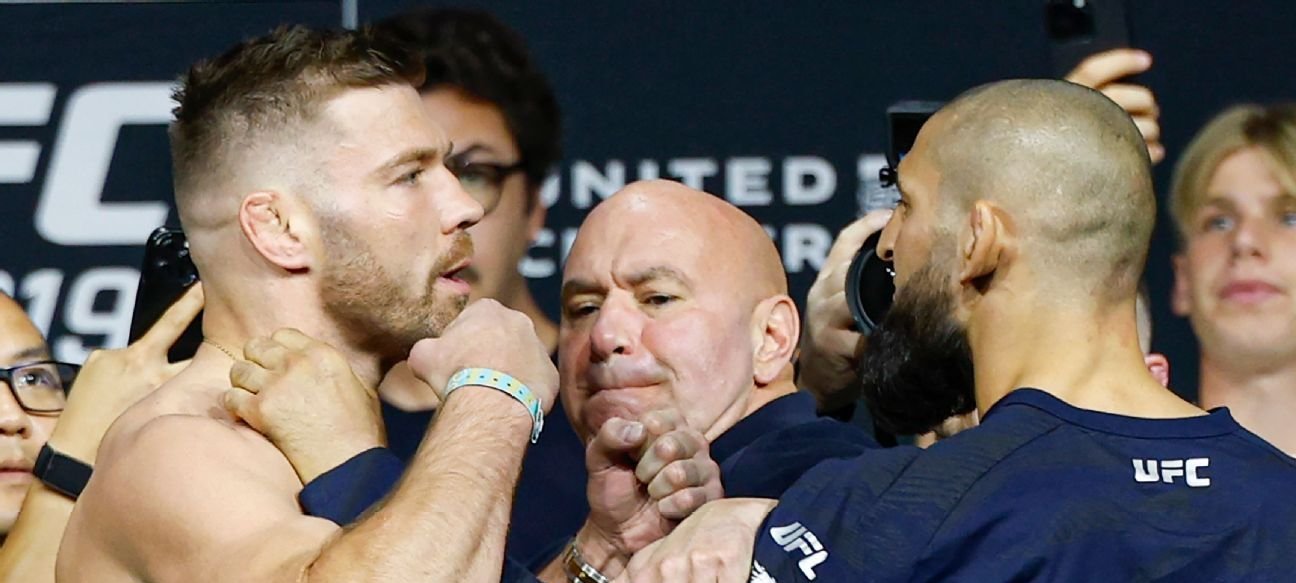 Khamzat Chimaev domina Du Plessis e conquista cinturão dos médios no UFC 319 - Imagem do artigo