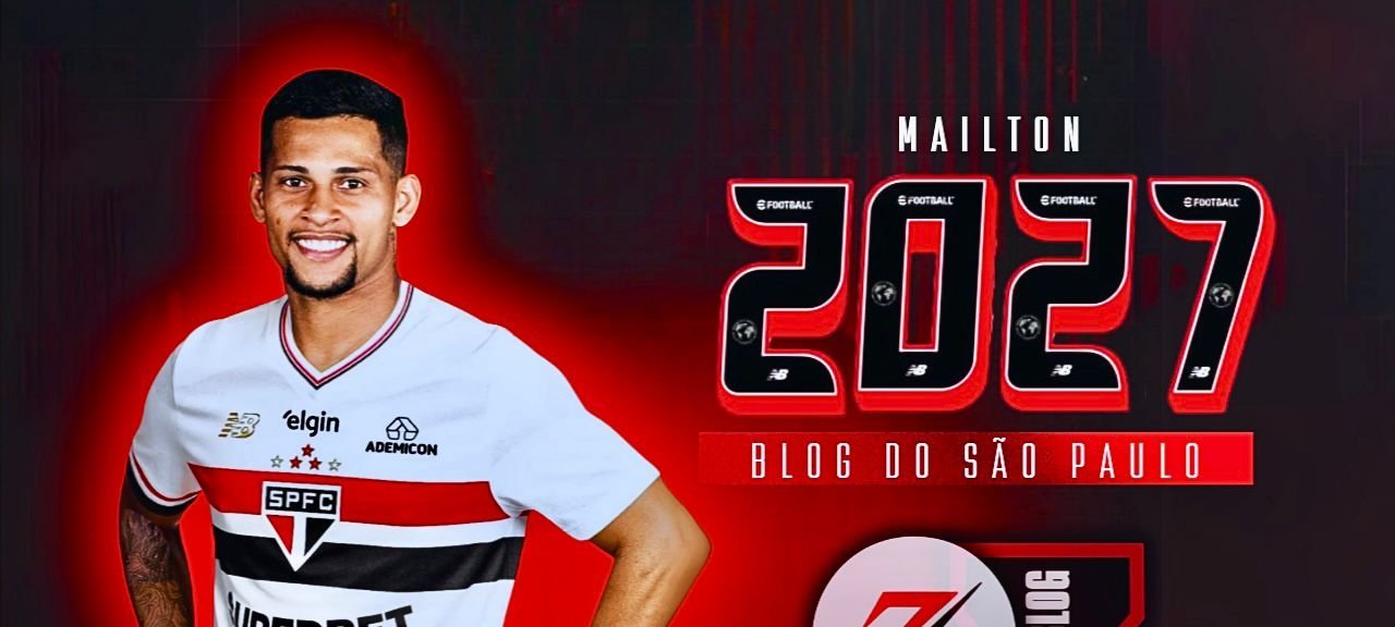 São Paulo acerta contratação definitiva de Maílton para a lateral direita - Imagem do artigo