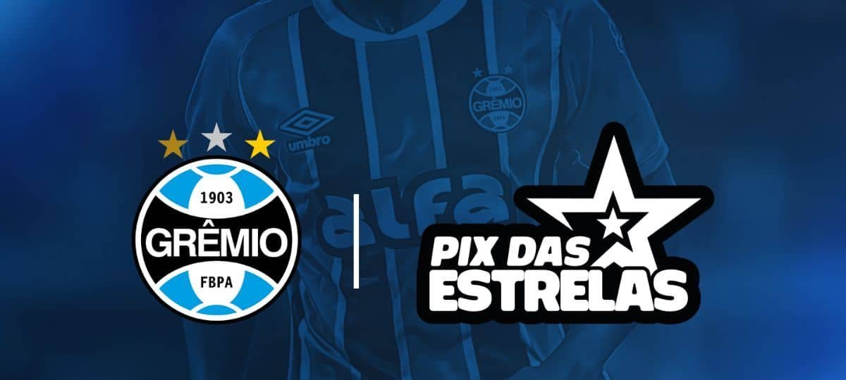 Grêmio reforça caixa com patrocínio de R$ 6 milhões ao ano do Pix das Estrelas - Imagem do artigo