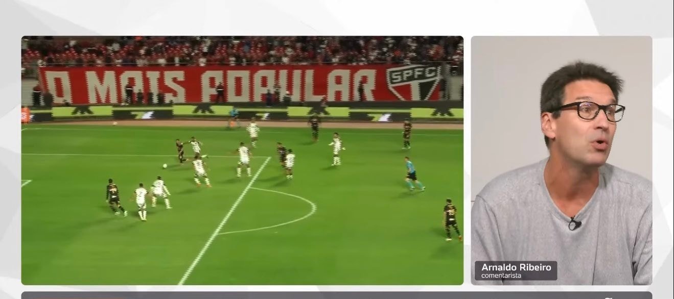 Arnaldo Ribeiro critica e classifica público do São Paulo no MorumBIS como “ridículo” - Imagem do artigo