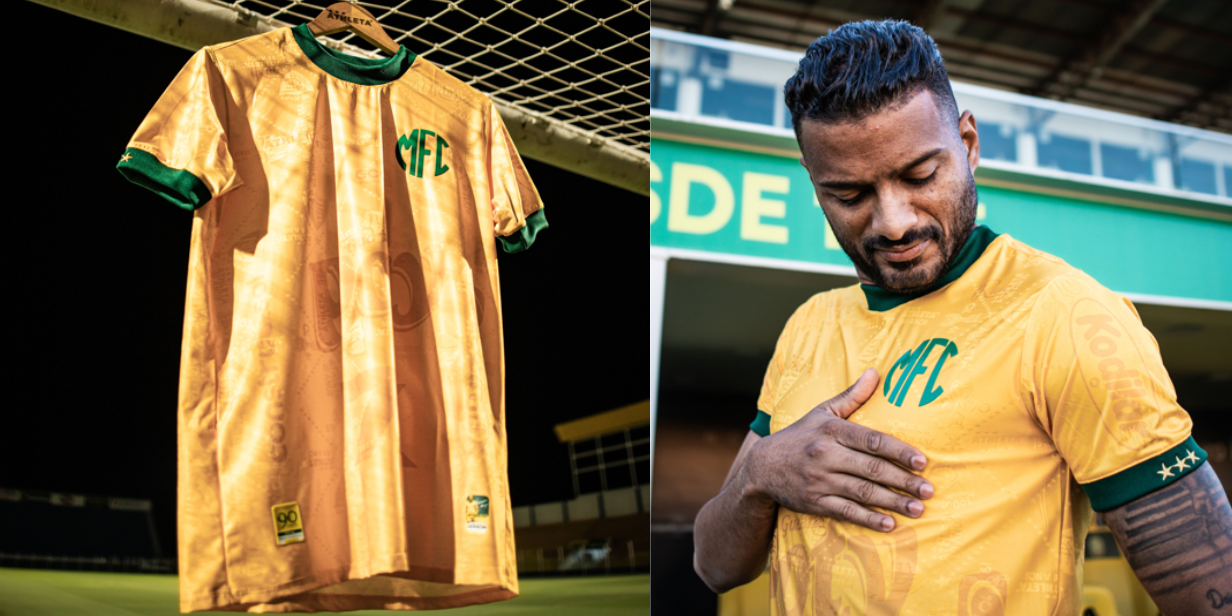 Athleta apresenta camisa do Mirassol inspirada no uniforme do tricampeonato brasileiro de 1970 - Imagem do artigo original