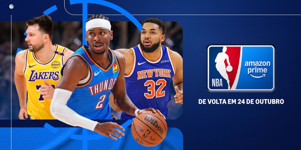 Prime Video confirma 147 jogos da NBA e exclusividade das finais de 2026 no Brasil - Imagem do artigo original