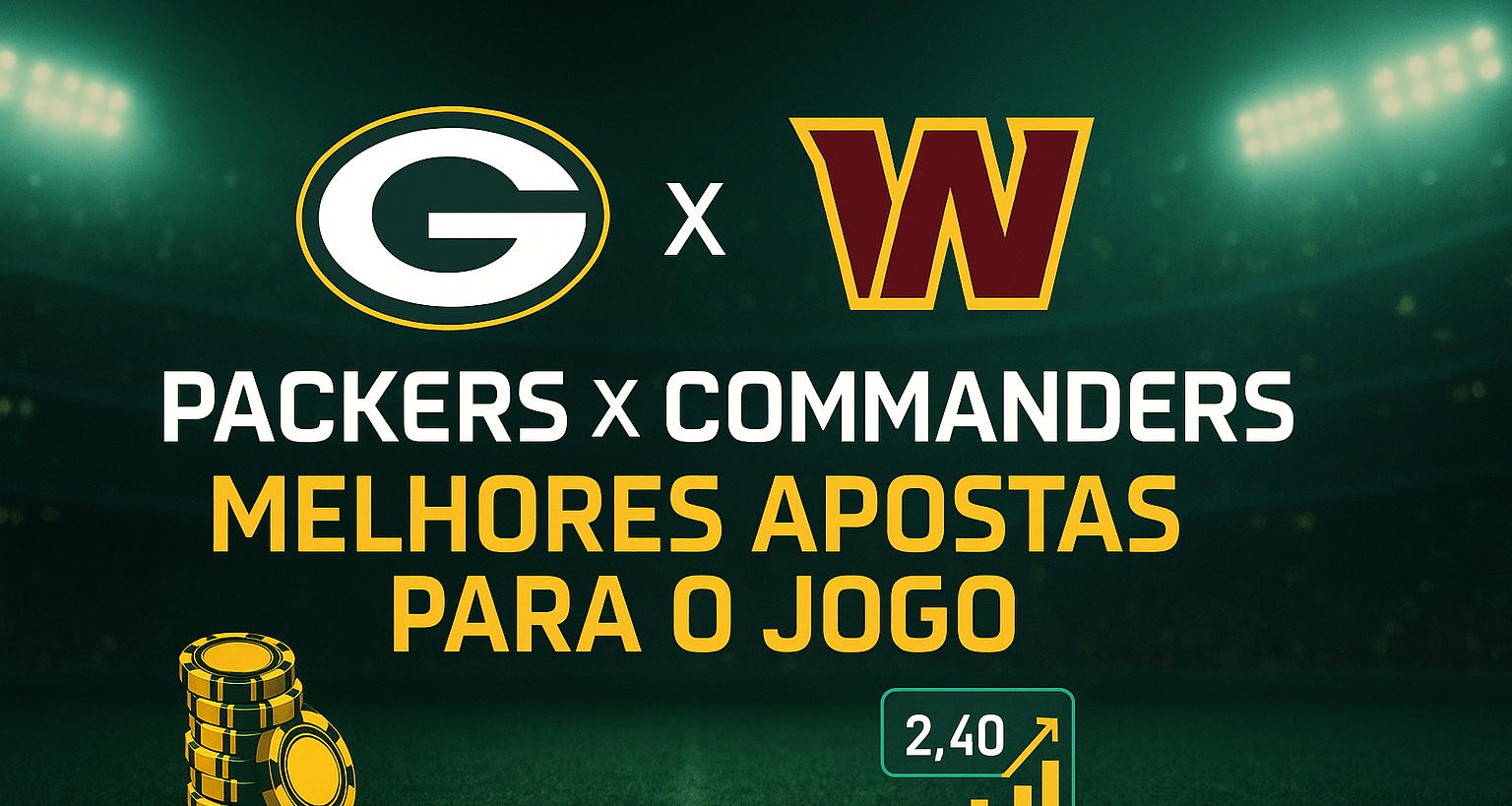 Thursday Night Football: veja 3 apostas quentes para Packers x Commanders - Imagem do artigo