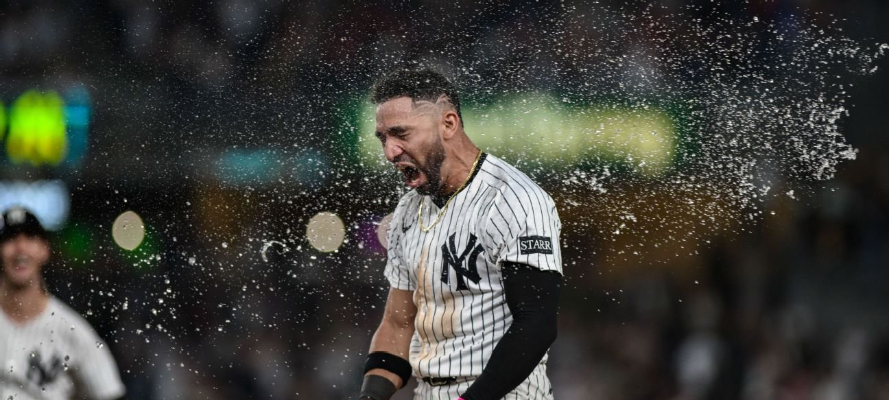Caballero brilha na última bola e Yankees asseguram vaga nos playoffs da MLB - Imagem do artigo