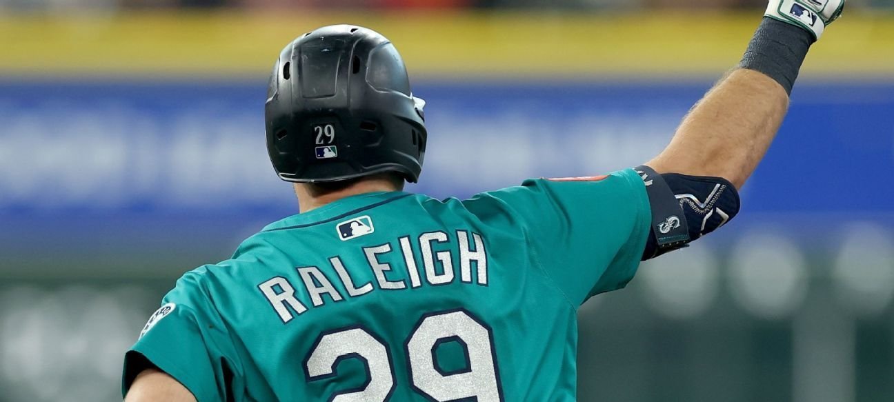 Cal Raleigh alcança 60º home run e se junta a lenda de Babe Ruth a Barry Bonds - Imagem do artigo
