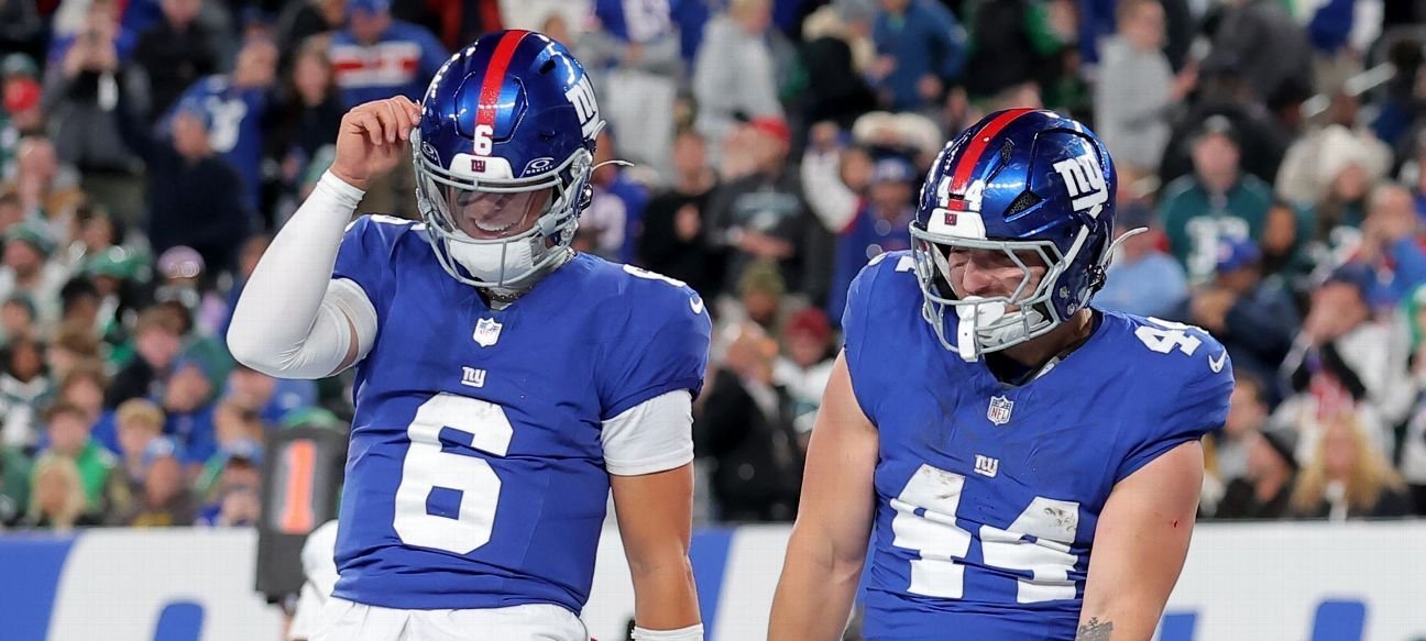 Vitória dos Giants sobre campeões Eagles impulsiona novato Jaxson Dart e muda clima na NFL - Imagem do artigo