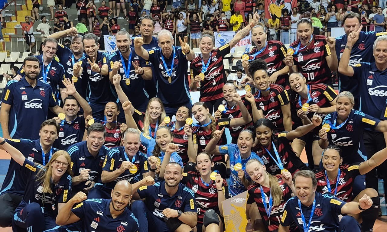 Tainara marca 18 pontos, garante taça carioca para o Sesc-Flamengo e confessa timidez com Bernardinho - Imagem do artigo