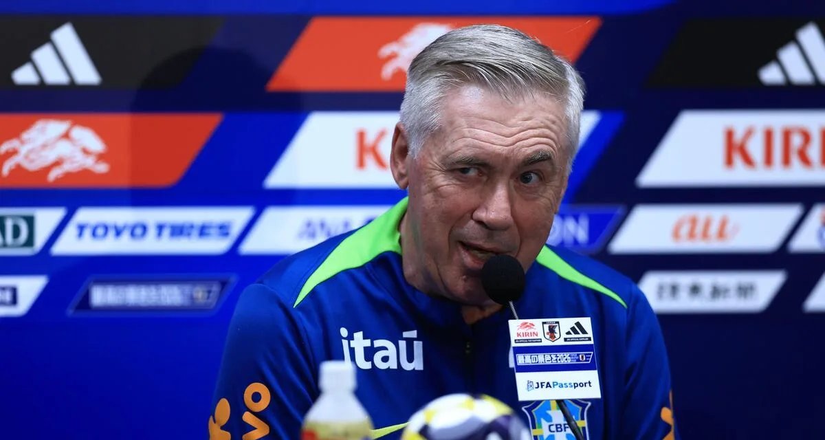 CBF planeja estender contrato de Carlo Ancelotti até 2030 e quer acerto antes da Copa de 2026 - Imagem do artigo