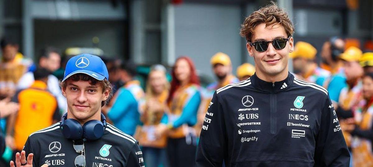 Mercedes garante George Russell e Kimi Antonelli até 2026 e encerra rumores na F1 - Imagem do artigo